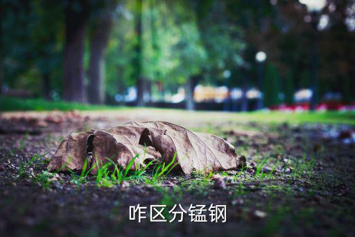 咋区分锰钢