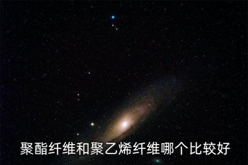  聚酯纤维和聚乙烯纤维哪个比较好