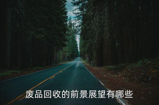 废品回收的前景展望有哪些