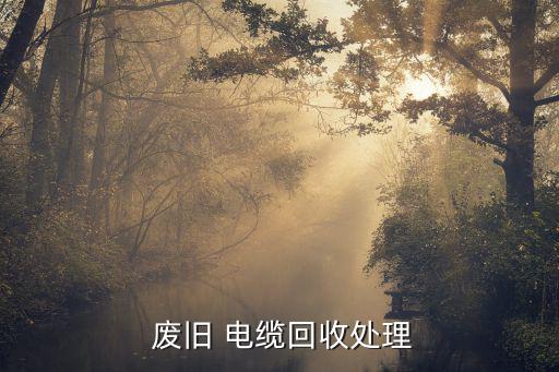  废旧 电缆回收处理