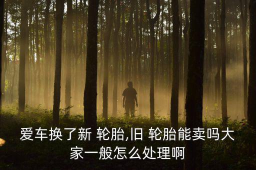 爱车换了新 轮胎,旧 轮胎能卖吗大家一般怎么处理啊