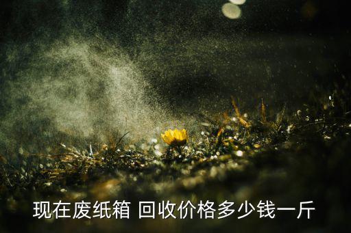 现在废纸箱 回收价格多少钱一斤