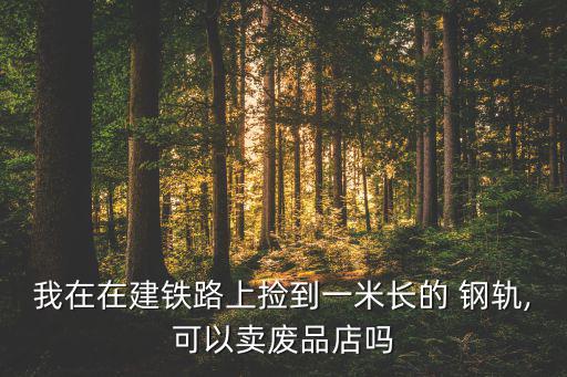 我在在建铁路上捡到一米长的 钢轨,可以卖废品店吗
