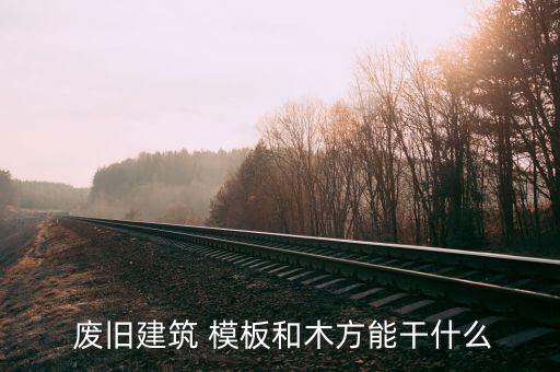 江西赣州废旧模板,新陆建创始人看到废旧建材的市场