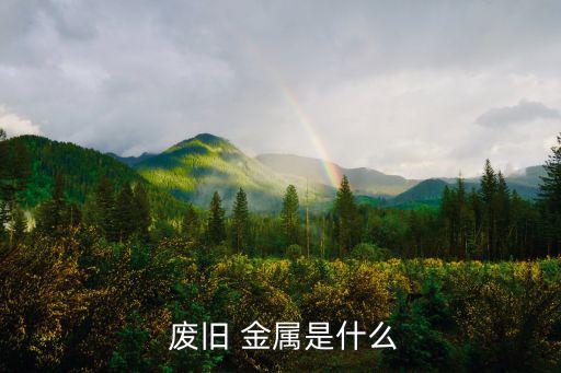  废旧 金属是什么