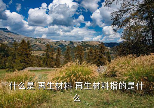 废旧金属是不是再生资源,废弃金属、废纸、塑料等可回收再生