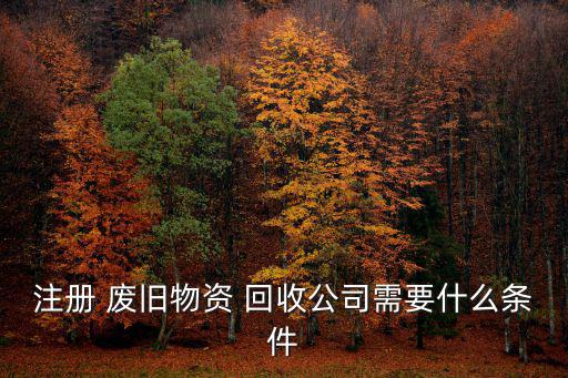 废旧电容回收企业,废旧锂电池回收再生业者须具备以下条件