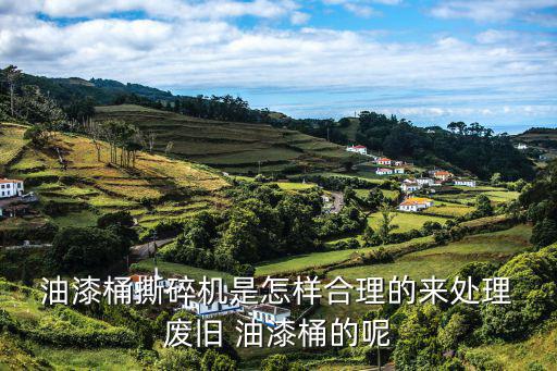  油漆桶撕碎机是怎样合理的来处理 废旧 油漆桶的呢