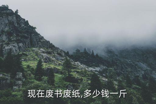 现在废书废纸,多少钱一斤