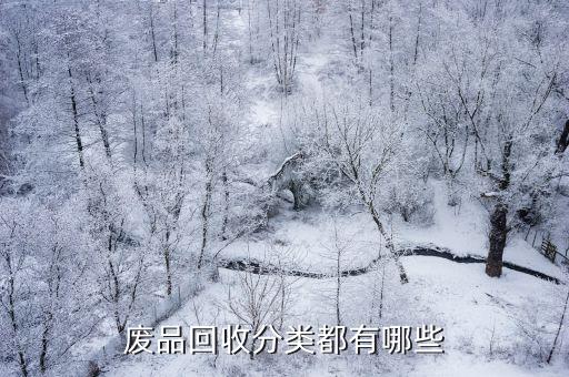 废品回收分类都有哪些