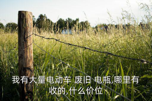 废旧铅酸电瓶价格,废电瓶直接拿回来价格翻一倍