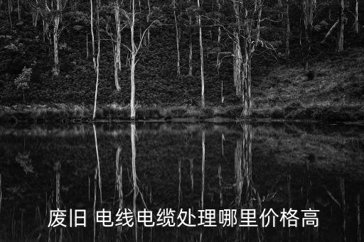  废旧 电线电缆处理哪里价格高