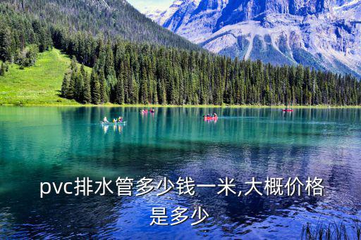  pvc排水管多少钱一米,大概价格是多少