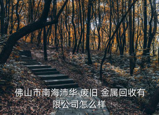  佛山市南海沛华 废旧 金属回收有限公司怎么样