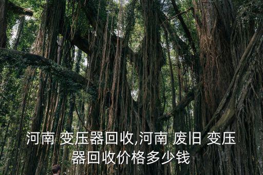 废旧电力变压器,废旧变压器回收要多少钱?这些都是重点!