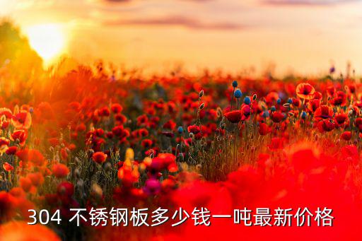 304 不锈钢板多少钱一吨最新价格
