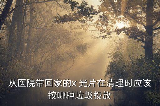 废旧的x光片改造,三种有害废弃物包括镍镉电池和化学溶剂