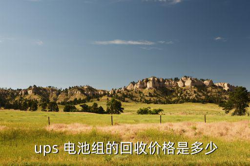  ups 电池组的回收价格是多少