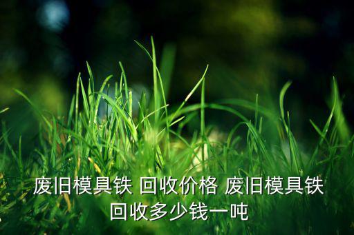  废旧模具铁 回收价格 废旧模具铁 回收多少钱一吨