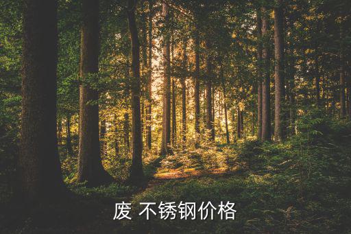 废 不锈钢价格