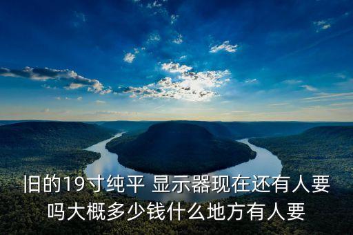 旧的19寸纯平 显示器现在还有人要吗大概多少钱什么地方有人要