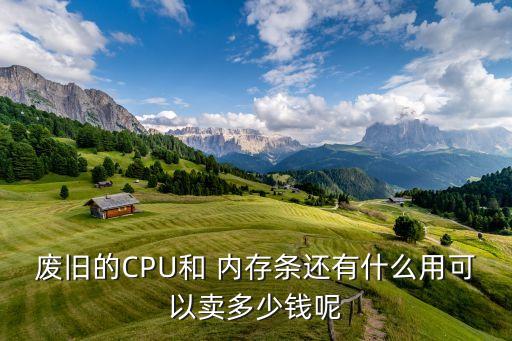 废旧的CPU和 内存条还有什么用可以卖多少钱呢