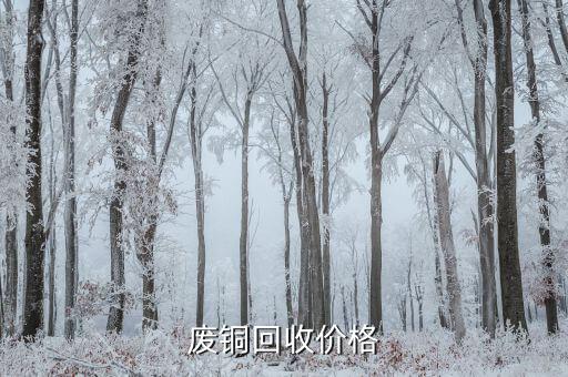 废铜回收价格