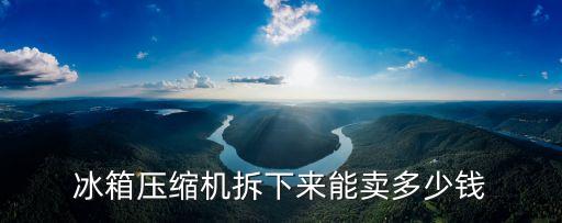 冰箱压缩机拆下来能卖多少钱