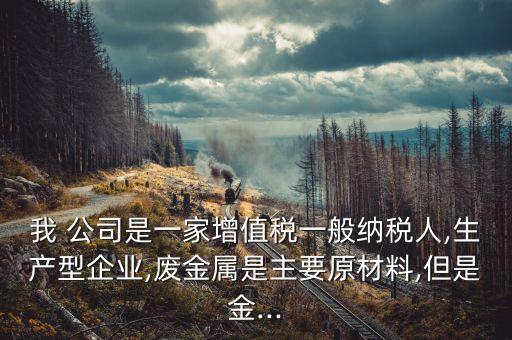 我 公司是一家增值税一般纳税人,生产型企业,废金属是主要原材料,但是金...