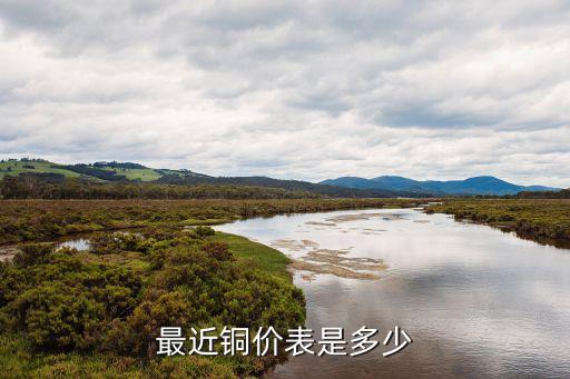 最近铜价表是多少