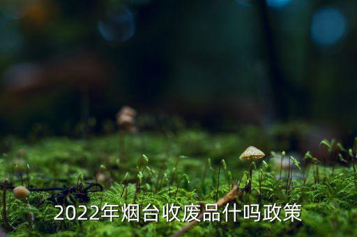 2022年烟台收废品什吗政策