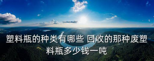 塑料瓶的种类有哪些 回收的那种废塑料瓶多少钱一吨