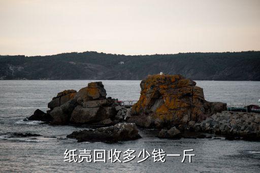 纸壳回收多少钱一斤