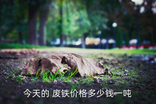 今天的 废铁价格多少钱一吨
