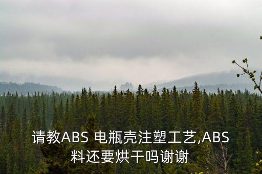 请教ABS 电瓶壳注塑工艺,ABS料还要烘干吗谢谢