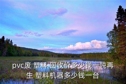 pvc废 塑料 回收价多少钱一吨再生 塑料机器多少钱一台