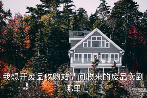 我想开废品收购站请问收来的废品卖到哪里