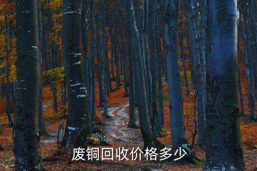  废铜回收价格多少