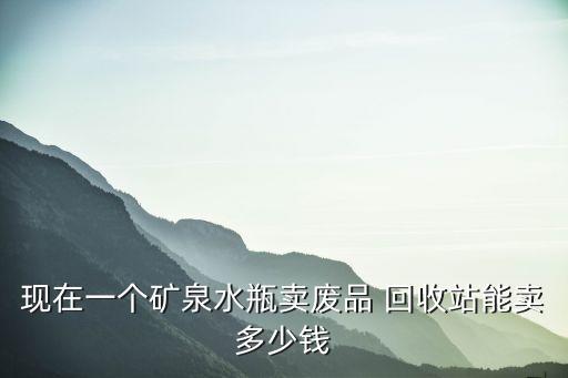 现在一个矿泉水瓶卖废品 回收站能卖多少钱
