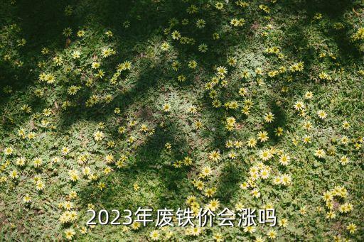 2023年废铁价会涨吗