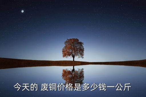 今天的 废铜价格是多少钱一公斤