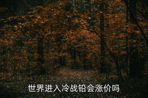 世界进入冷战铅会涨价吗