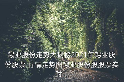 锡业股份走势大揭秘2021年锡业股份股票 行情走势图锡业股份股股票实时...