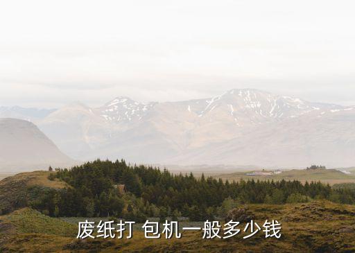  废纸打 包机一般多少钱