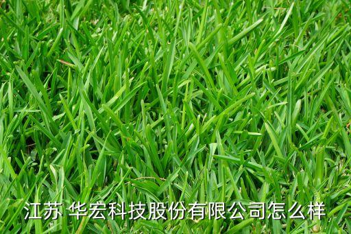 江苏 华宏科技股份有限公司怎么样