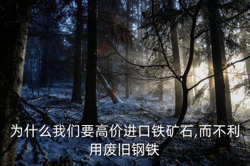 为什么我们要高价进口铁矿石,而不利用废旧钢铁