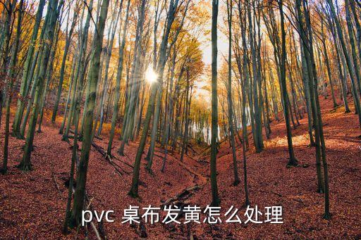  pvc 桌布发黄怎么处理