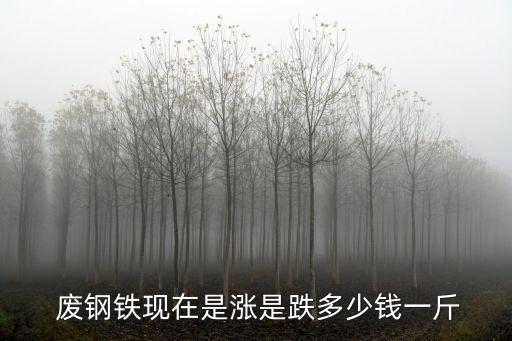  废钢铁现在是涨是跌多少钱一斤