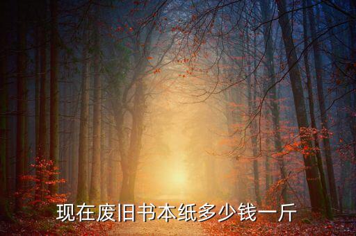现在废旧书本纸多少钱一斤