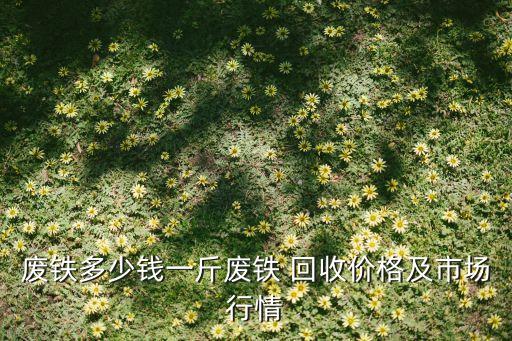 废铁多少钱一斤废铁 回收价格及市场行情